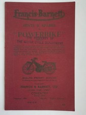 Francis barnett powerbike for sale  WYMONDHAM