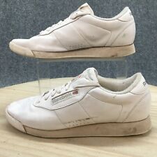 Tênis Reebok Feminino 8.5 Clássico Princesa Couro Branco Logotipo Biqueira Redonda comprar usado  Enviando para Brazil
