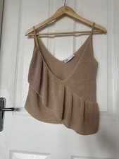 Beige knit vest for sale  SUTTON COLDFIELD