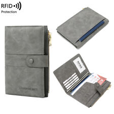 Novo Porta-Passaporte RFID para Viagem Capa de Couro Porta-Carteira de Identidade de Viagem, usado comprar usado  Enviando para Brazil