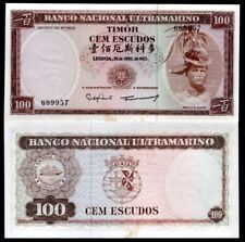 Timor, Banco Nacional Ultramarino, 100 escudos, 25-4-1963, UA comprar usado  Enviando para Brazil