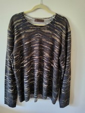 Suéter masculino John Varvatos Sobrado cashmere ajuste regular gola redonda, tamanho XL, novo, usado comprar usado  Enviando para Brazil