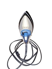 Ferro seco a vapor Black & Decker vintage Light’ N Easy com fio azul e branco comprar usado  Enviando para Brazil