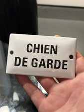 Plaque émaillée chien d'occasion  Castres