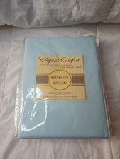 Saia de Cama Elegante Conforto Bebê Azul Algodão Egípcio 1500 Fios CT Tamanho Queen  comprar usado  Enviando para Brazil