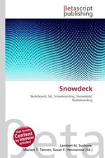 Lambert surhone snowdeck gebraucht kaufen  Dissen am Teutoburger Wald