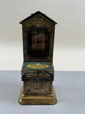Antigo dispensador de doces litho lata alemã Stollwerck caixa de cartas chocolate beleza comprar usado  Enviando para Brazil