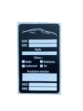 X5 X10 X20 X50 X100 Etiquettes Vidange Autocollant Entretien Rappel Huile Filtre comprar usado  Enviando para Brazil