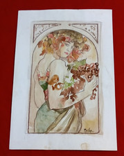 Alphonse mucha drawing for sale  USA