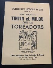 Tintin milou toréadors.fac d'occasion  Paris V