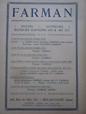 1924 pub farman d'occasion  Yport