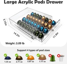 Storage drawer nespresso for sale  Peru
