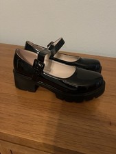 Black patent chunky for sale  Austin