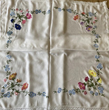 Vintage tablecloth hand for sale  SHIPLEY