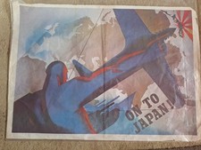 Ww2 original poster for sale  PUDSEY