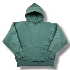 Moletom com capuz vintage camber dupla face algodão desbotado desgastado tamanho grande comprar usado  Enviando para Brazil