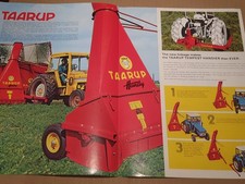 Folheto de vendas de trator colheitadeira forrageira Taarup Handy Tempest de 1976 comprar usado  Enviando para Brazil