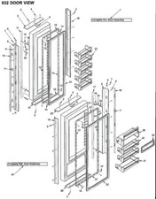 Junta de porta freezer SubZero 7010574/7010572/7042249 - OEM comprar usado  Enviando para Brazil