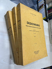 Dizionario maltese arabo usato Dizionario maltese arabo usato  Palermo
