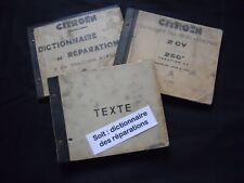 Manuels citroen piéces d'occasion  France