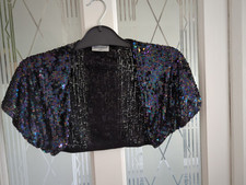 Full sequined bolero for sale  Shipping to Ireland