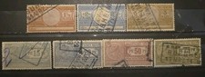 Lote de 7 selos de receita usados no Reino da Alemanha 1906 notas de embarque comprar usado  Enviando para Brazil