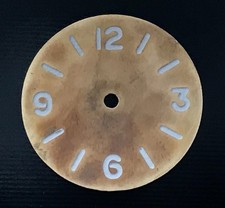 Ø 28,5 mm - mostrador de relógio feito à mão - profundamente gravado - latão comprar usado  Enviando para Brazil