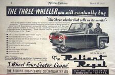 Reliant regal coupe for sale  SIDCUP