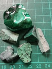 Malachite unpolished polished for sale  ABERAERON