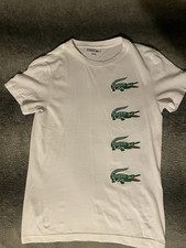 Boys white lacoste for sale  CANNOCK