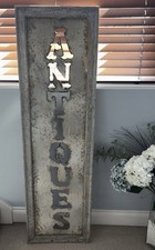 Large antiques sign for sale  NEWCASTLE UPON TYNE