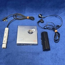 Używany, Sony MZ-NE810 MD Walkman NetMD Odtwarzacz z pilotem i słuchawkami na sprzedaż  Wysyłka do Poland
