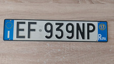 Nummernschild italien rom gebraucht kaufen  Laufen