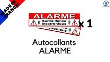 Autocollant sticker alarme d'occasion  Dax