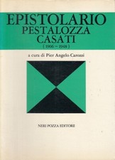 Epistolario pestalozza casati usato  Parma