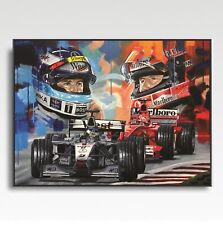 Hakkinen schumacher print for sale  GILLINGHAM