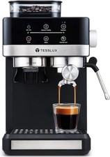 Máquina de café expresso 20 bar com moedor, 20 configurações de moagem, preto quente e frio , usado comprar usado  Enviando para Brazil