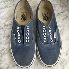 Tênis Vans autêntico azul claro unissex masculino 7,5 feminino 9 sapatos sem cadarços, usado comprar usado  Enviando para Brazil