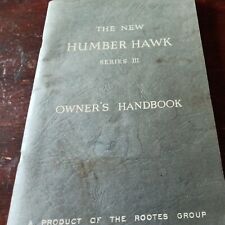 Humber hawk mark for sale  LLANSANTFFRAID