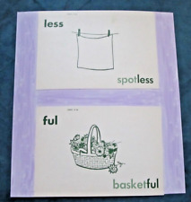 Arte de cartas de jogo Spotless Basketful Vintage 1957 Uno a phonics comprar usado  Enviando para Brazil