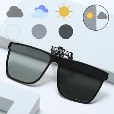 Óculos de sol masculino polarizado flip-on quadrado visão noturna óculos de direção comprar usado  Enviando para Brazil