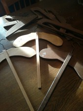 Antiche crucce legno usato  Massa Marittima