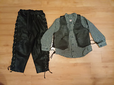 Lederweste hemd lederhose gebraucht kaufen  Dortmund