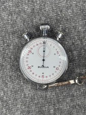 Vintage Bulova Split Segundo Temporizador Cronômetro Vento Manual 1647 Com Cordão Estojo comprar usado  Enviando para Brazil