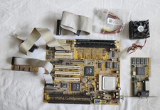 PC Chips M577,Super Socket7 Motherboard ,AMD K6-2,ISA,AGP,PS2 Form Card Elpina comprar usado  Enviando para Brazil