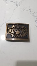 Fibbia cintura polizia usato  Pavia