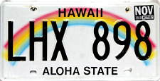 Hawaii rainbow nummernschild gebraucht kaufen  Langerwehe