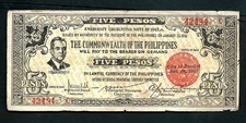 Philippines wwii pesos for sale  ILKLEY
