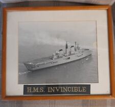 Hms invincible framed for sale  REDRUTH
