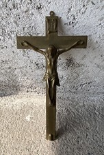 Crocifisso vintage ghisa usato  Brescia